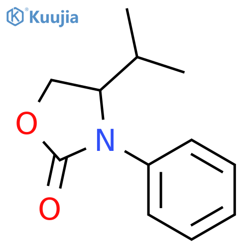 2-Oxazolidinone, 4-(1-methylethyl)-3-phenyl-, (4S)- structure