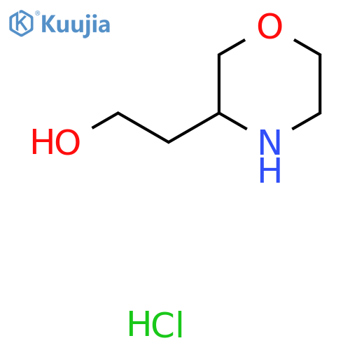 2-(Morpholin-3-yl)ethanol hydrochloride structure