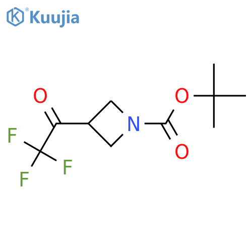 tert-butyl 3-(trifluoroacetyl)azetidine-1-carboxylate structure