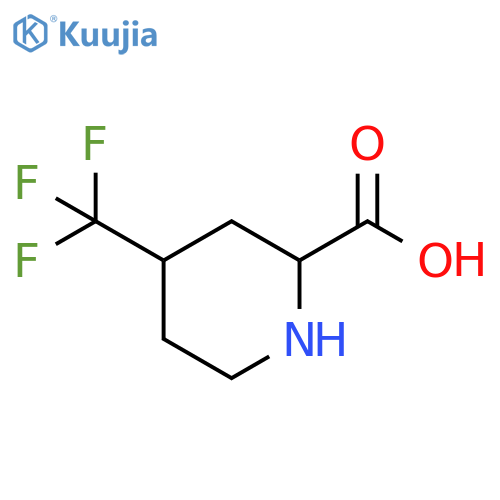 4-(trifluoromethyl)piperidine-2-carboxylic acid structure