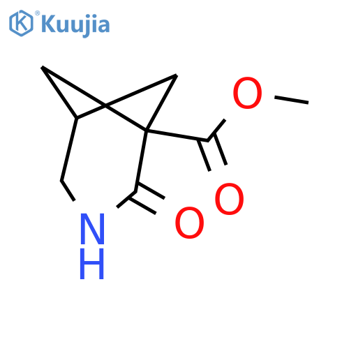METHYL 2-OXO-3-AZABICYCLO[3.1.1]HEPTANE-1-CARBOXYLATE structure