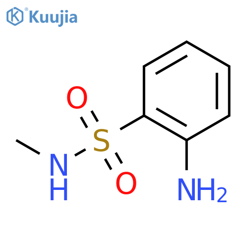 2-Amino-N-methylbenzenesulfonamide structure