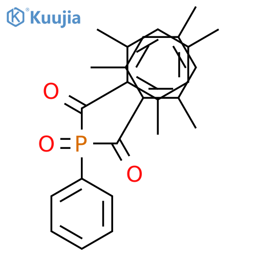 Phenylbis(2,4,6-trimethylbenzoyl)phosphine oxide structure