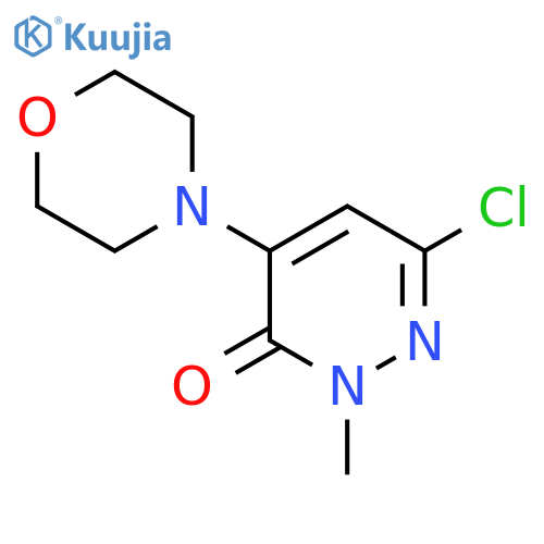 6-Chloro-2-methyl-4-morpholinopyridazin-3(2H)-one structure
