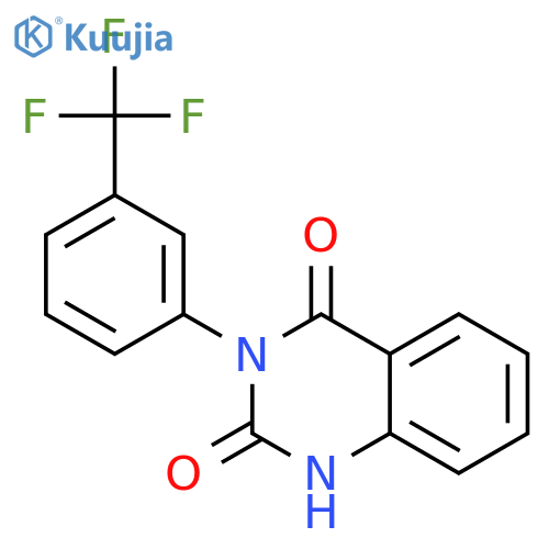 2,4(1H,3H)-Quinazolinedione, 3-[3-(trifluoromethyl)phenyl]- structure
