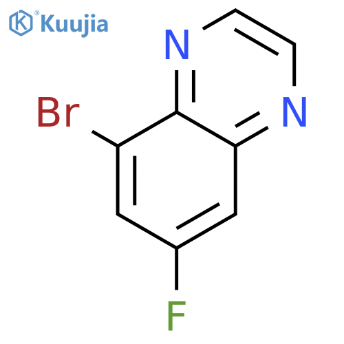 5-Bromo-7-fluoroquinoxaline structure