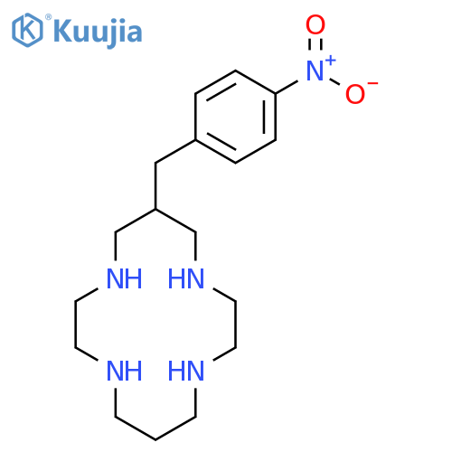 1,4,8,11-Tetraazacyclotetradecane, 6-[(4-nitrophenyl)methyl]- structure