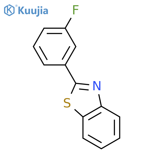 2-(3-Fluorophenyl)benzo[d]thiazole structure