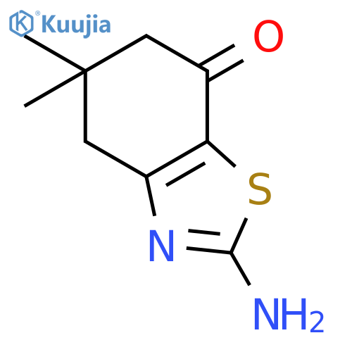 2-amino-5,5-dimethyl-4,5,6,7-tetrahydro-1,3-benzothiazol-7-one structure
