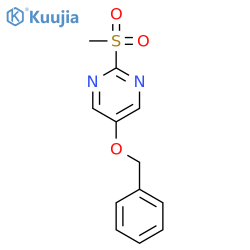 5-Benzyloxy-2-methylsulfonylpyrimidine structure