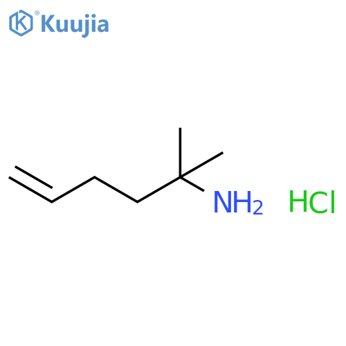 2-methylhex-5-en-2-amine hydrochloride structure
