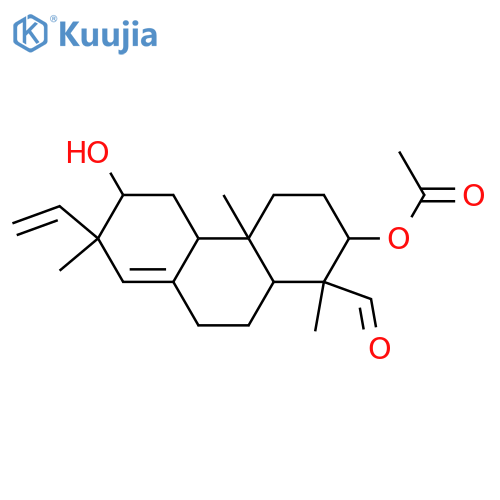 8(14),15-Isopimaradiene-3,12,18-triol; (ent-3β,12β)-form, 18-Aldehyde, 3-Ac structure