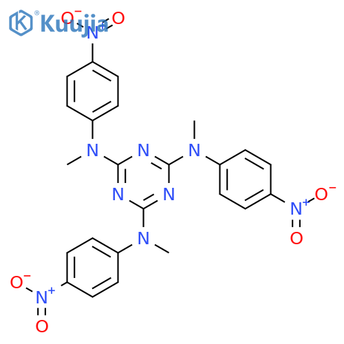 1,3,5-Triazine-2,4,6-triamine, N2,N4,N6-trimethyl-N2,N4,N6-tris(4-nitrophenyl)- structure