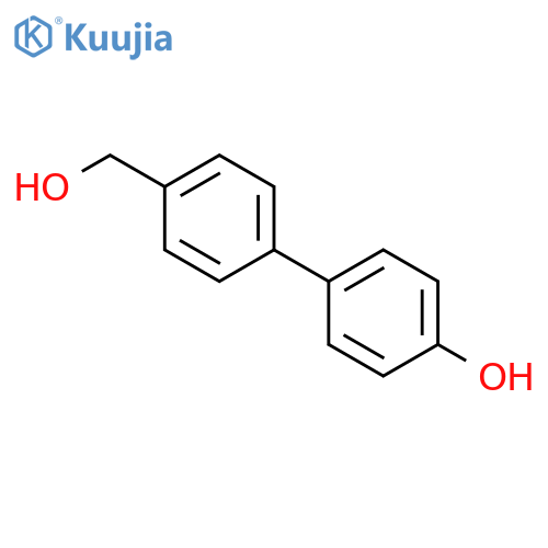 4-4-(hydroxymethyl)phenylphenol structure