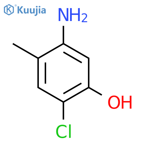 Phenol,5-amino-2-chloro-4-methyl- structure