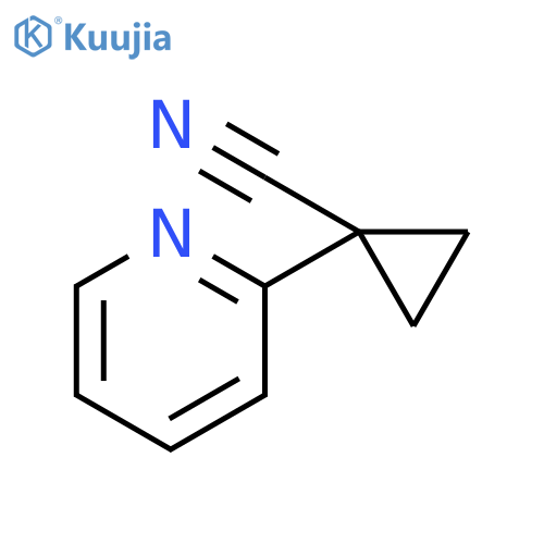 1-(2-Pyridinyl)-cyclopropanecarbonitrile structure