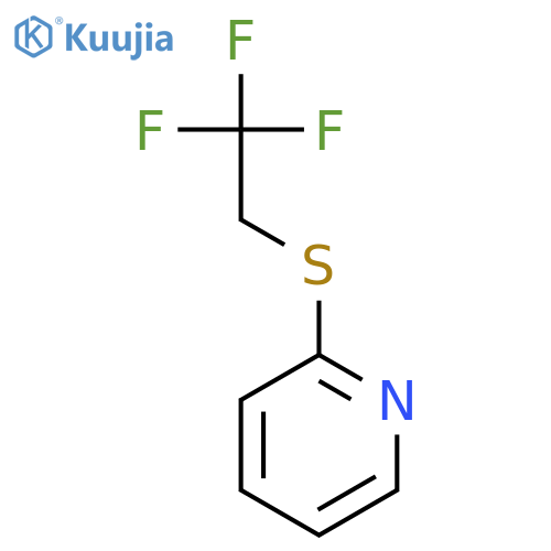 Pyridine,2-[(2,2,2-trifluoroethyl)thio]- structure