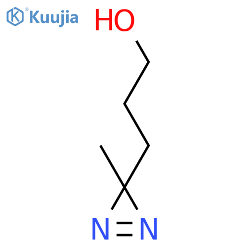 3-(3-methyldiazirin-3-yl)propan-1-ol structure
