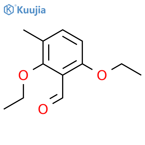 2,4-Dietrhoxy-M-tolualdehyde structure
