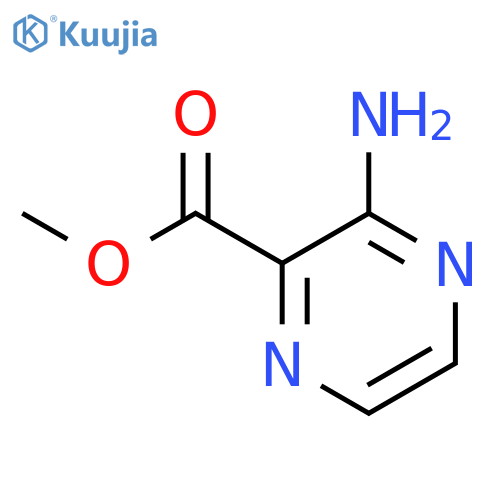 methyl 3-aminopyrazine-2-carboxylate structure