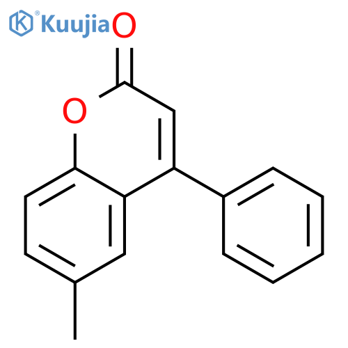 6-Methyl-4-phenylcoumarin structure