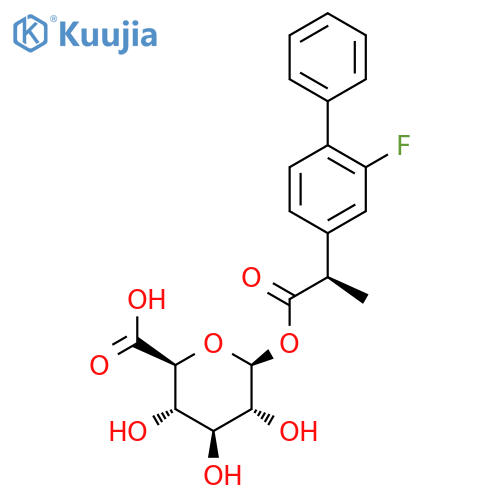 (R)-Flurbiprofen glucuronide structure