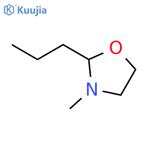 Oxazolidine,3-methyl-2-propyl- structure