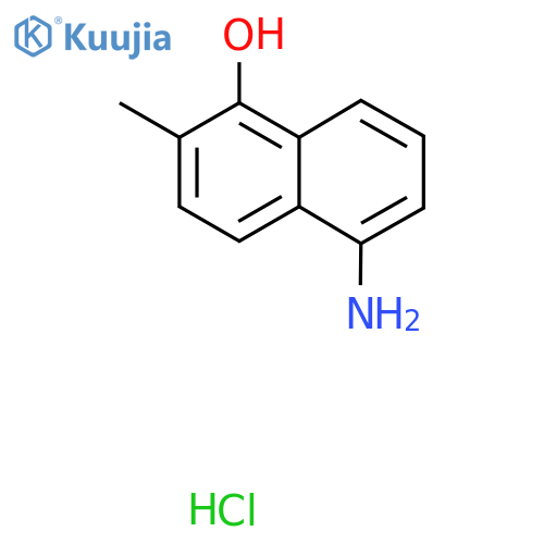 5-Amino-2-methylnaphthalen-1-ol hydrochloride structure