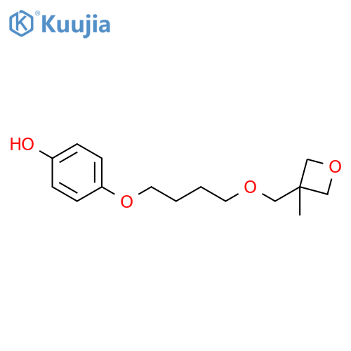 4-{4-[(3-Methyloxetan-3-YL)methoxy]butoxy}phenol structure