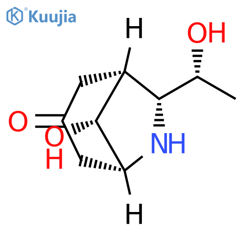 6-Azabicyclo[3.2.1]octan-3-one,8-hydroxy-7-[(1R)-1-hydroxyethyl]-, (1R,5R,7R,8R)- structure