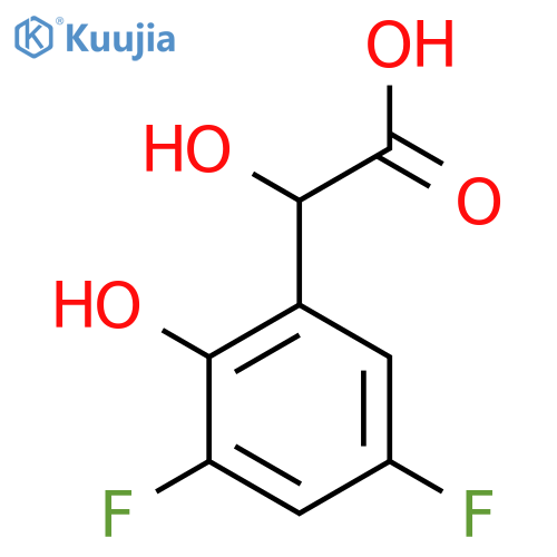3,5-Difluoro-2-hydroxymandelic acid structure