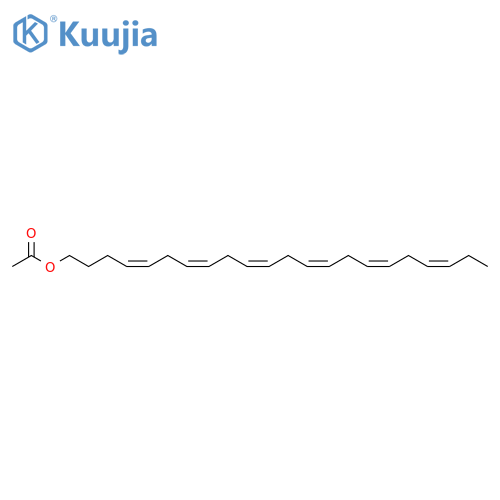 4(Z),7(Z),10(Z),13(Z),16(Z),19(Z)-Docosahexaenyl acetate structure