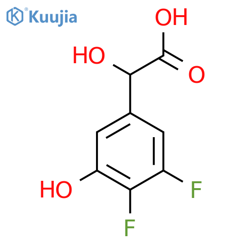 3,4-Difluoro-5-hydroxymandelic acid structure