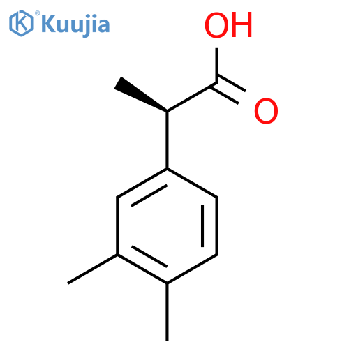 (R)-2-(3,4-Dimethylphenyl)propanoic acid structure