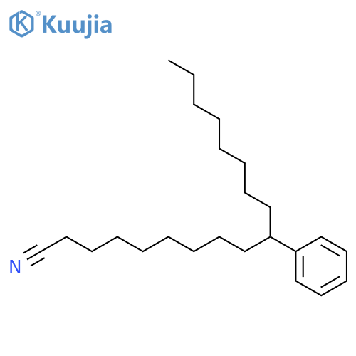 Benzenedecanenitrile, i-octyl- structure