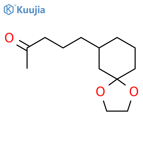 2-Pentanone, 5-(1,4-dioxaspiro[4.5]dec-7-yl)- structure