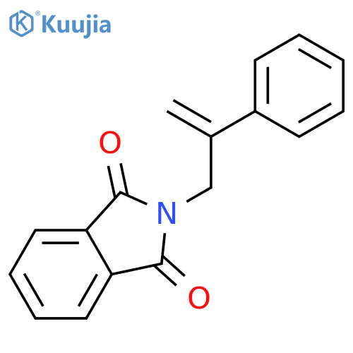 1H-Isoindole-1,3(2H)-dione, 2-(2-phenyl-2-propenyl)- structure