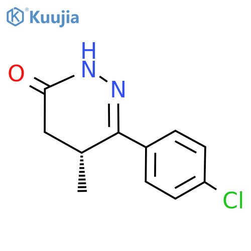 (5R)-6-(4-Chlorophenyl)-4,5-dihydro-5-methyl-3(2H)-pyridazinone structure