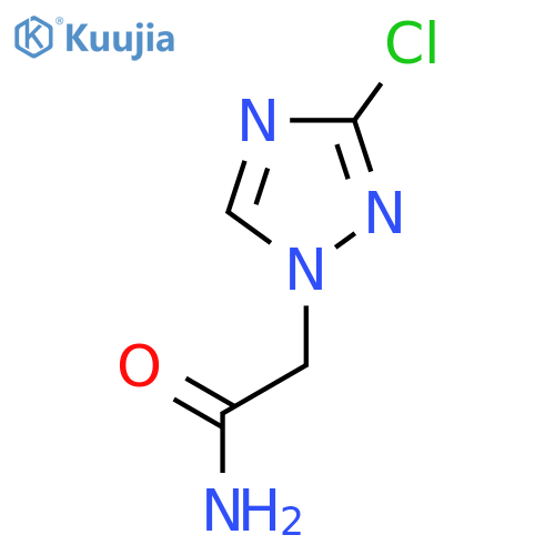 2-(3-Chloro-1H-1,2,4-triazol-1-yl)acetamide structure