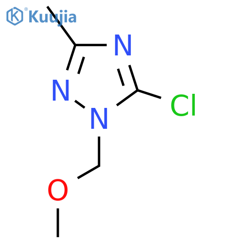 5-Chloro-1-(methoxymethyl)-3-methyl-1H-1,2,4-triazole structure