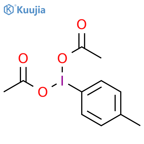 Iodine, bis(acetato-kO)(4-methylphenyl)- structure