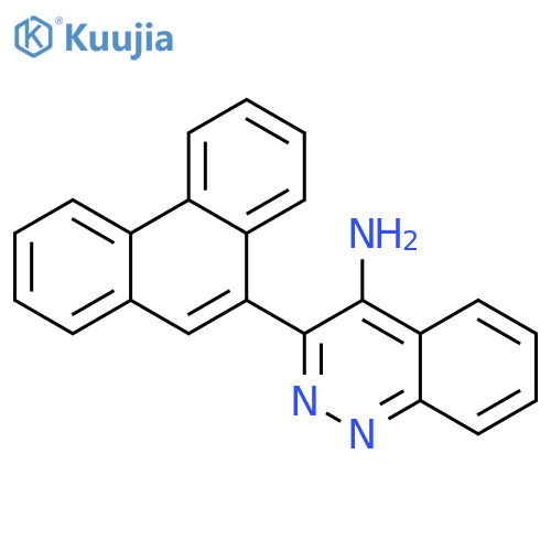 4-Cinnolinamine, 3-(9-phenanthrenyl)- structure
