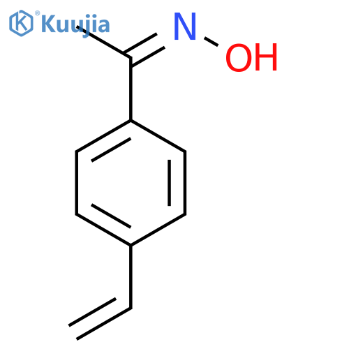 (NZ)-N-[1-(4-ethenylphenyl)ethylidene]hydroxylamine structure
