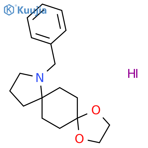 4-benzyl-9,12-dioxa-4-azadispiro[4.2.4?.2?]tetradecane;hydroiodide structure