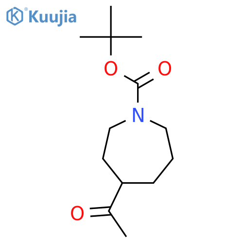 Tert-butyl 4-acetylazepane-1-carboxylate structure