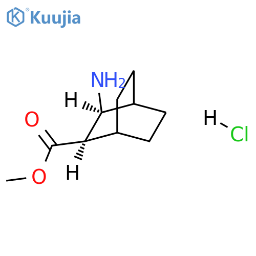 methyl trans-3-aminobicyclo[2.2.2]octane-2-carboxylate;hydrochloride structure