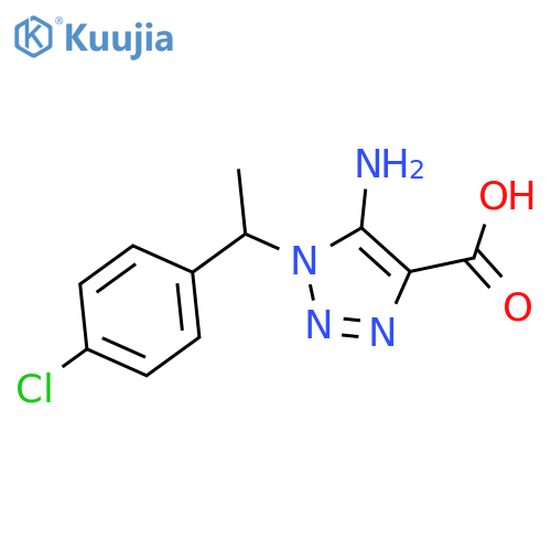 5-Amino-1-(1-(4-Chlorophenyl)Ethyl)-1H-1,2,3-Triazole-4-Carboxylic Acid structure