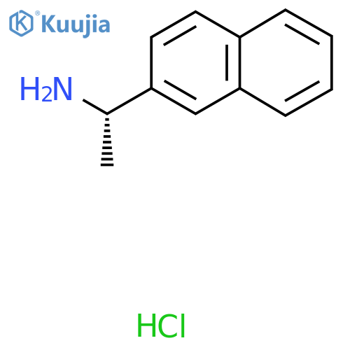 (1S)-1-(naphthalen-2-yl)ethan-1-amine hydrochloride structure