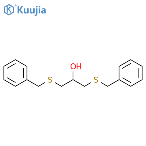 2-Propanol, 1,3-bis[(phenylmethyl)thio]- structure