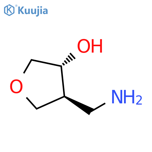 TRANS-4-(AMINOMETHYL)OXOLAN-3-OL structure